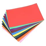 DMiotech 25,4 x 38,1 cm geschliffene Pastellkunstpapiere, 10 mehrfarbig, je 2 Stück, 160 g/m², Scrapbooking, Pastellpapier für kreative Einladungen, Basteln, Büro, Zuhause, DIY