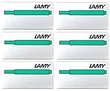 LAMY T10 Tintenpatronen Farbauswahl (6 Päckchen, grün)
