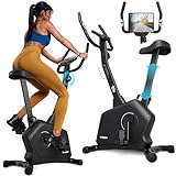 TREX SPORT Heimtrainer Fahrrad TX-380MB RIGON | Magnetisches Fitnessbike, leise | LCD Display, Pulsmesser, 8 Stufen, bis 120kg | Hometrainer schwarz