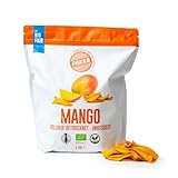 PAKKA Bio Fair Trade Mangos 1kg, Öko & Fair getrocknete Mango Stücke, ungezuckert, ungeschwefelt, direkt hergestellt und abgefüllt vom Produzenten in Kolumbien, vegan 1 kg (1er Pack)