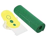 Golf-Indoor-Simulations-Putter-Trainer, Golf-Trainingsmatte mit Verstellbarer Neigung, multifunktionale Vlies-Übungsdecke mit Abnehmbarer Lochabdeckung, perfekt für den Putt zu