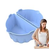 Teiler aus Silikon für langsames Kochen – Küchenzubehör spülmaschinenfest – Wiederverwendbares Silikonfutter für Slow Cooker – für Abendessen, Bankette, Partys, Familientreffen