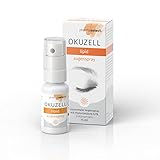 Okuzell Lipid Augen Spray für trockene Augen |Befeuchtendes Augenlidspray ohne Konservierungsstoffe mit Liposomen und Hyaluronsäure |Trockene Augen einfach wegsprühenZur Stabilisierung des Tränenfilms