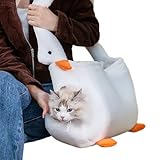 -Transporttasche – weicher und Warmer Rucksack gegen Auslaufen mit hartem Boden im Tier-Design mit Schultergurt für Welpen zum Einkaufen im Freien Spaziergänge Wandern