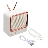 Tofficu 1 Satz Tragbarer Mini Lautsprecher mit Bass Retro Design für Musikwiedergabe im Freien und Drinnen Langlebig und Tragbar für Handy und Auto