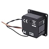 Zerodis Tonabnehmersystem, EQ-Equalizer für Akustikgitarre, Integrierter Vorverstärker-Tonabnehmer, Stimmgerät, Gitarrenwerkzeug, Akustik-Equalizer für auf das Schallloch Geklebte