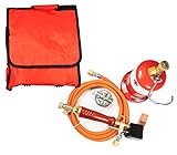 myMAW Profi Weichlötgarnitur Weichlötset komplett Tasche mit Lötkolben Kleinstflasche Lötgarnitur Lötset Gas Brenner