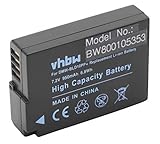vhbw Akku kompatibel mit Panasonic Lumix DMC-GF2KEG-K, DMC-GF2K, DMC-GF2KR, DMC-GF2KS Kamera (950 mAh, 7,2 V, Li-Ion), Infochip