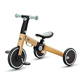 Kinderkraft 4TRIKE Dreirad 3 in 1, Leicht Rutscher, Laufrad, Fahrrad mit Pedalen, Zusammenklappbar, ergonomische Sattel, ab 12 Monat bis 5 Jahre, Gelb-Blau