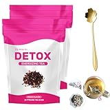 Detox Tee zum Abnehmen Original, Detox Tee Entgiften und Abnehmen, 28 Tage Stoffwechselkur mit Camellia, Ginseng & Löwenzahn, Entgiftung & Gewichtsverlust natürlich unterstützen (56 Tage)