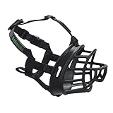 Baskerville Ultra Muzzle - Museruola per Cane, Nero, Taglia 4 (Lunghezza: 8 cm / Larghezza: 32 cm)