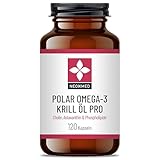 NEOXXMED® Omega 3 Krillöl Kapseln Pro ● Natürliches Omega 3-6-9 EPA & DHA ● optimale Bioverfügbarkeit ● hochdosiert ● natürliches Astaxanthin, Choline, Phospholipide ● Softgel Kapseln