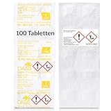 Wicked Chili 100 Stück 1 Liter Wassertabletten zur Trinkwasser Entkeimung, Wasseraufbereitung Entkeimungsmittel, Wasserentkeimung & Trinkwasseraufbereitung, Reiseapotheke Notfall Travel Ausrüstung