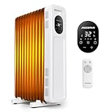 Aigostar Cozy - Energiesparend Ölradiator mit Fernbedienung, 11Rippen Heizung Elektrisch mit Thermostat, 3 Modi, 24h Timer, LED-Anzeige, Kipp & Überhitzungsschutz, Mobiler Heaters for Room, 2300W