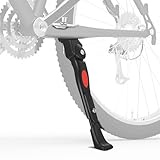 Fahrradständer für 20 Zoll 24 Zoll 26 Zoll, Universal Fahrrad Ständer, Einstellbarer Fahrrad Seitenständer, Höhenverstellbarer Fahrradständer Mittelständer für Mountainbike Ebike Rennrad Ständer