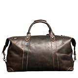 JTKSSCS Leder Reisetasche Reisehandtaschen for Männer, Reisetasche aus echtem Leder, Weekender-Handtasche for Männer, Diebstahlsichere Umhängetasche for Männer