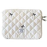 Tablet-Schutzhülle für iPad Pro 11 Air 4 10,2 Zoll (22,9 - 27,9 cm), niedliche Schleife, gesteppt, geschwollene Laptop-Tasche