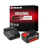 Original Einhell Starter Kit 4,0 Ah Akku und Ladegerät Power X-Change (Li-Ion, 18 V, 75 min Ladezeit, passend für alle Power X-Change Geräte) 1er Pack