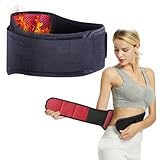 Turmalin Rückenbandage mit 23 Turmalin, Magnettherapie Gürtel,Magnet-Lendengürtel, Beheizte Rückenstützgürtel, Beheizte Rückenbandage, Magnetschutz Wärmegürtel, Nierengurt Selbsterwärmende (L)