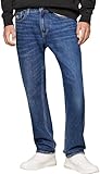Tommy Jeans Herren Jeans Hose Ryan Regular Straight Fit, Blau (Denim Dark), 32W/36L