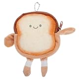 BESTYASH Cartoon-Toast-geldbörse Süßes Kleines Portemonnaie Plüsch Geldbörse Lustige Geldbörse Geldbörse Neuartige Geldbörse Geldbörsen Für Mädchen Kleinkind-geldbörse Stoff