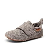 Bisgaard Unisex Kinder Casual Wool Slipper, Grau, 28 EU