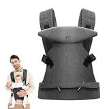 Babytrage, Baby Carrier for Newborns Trage Baby Ergonomische für Kleinkinder Tragetuch Baby Neugeborene mit verstellbarem Hüftgurt Schulterriemen Vorne und Hinten Tragen für 1-36 Monate (Blau)