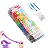 Bsbkoj Kinder Modelliermasse-Set, Modelliermasse Kit, Modelliermasse für Kinder, Ton-Kit für und Mädchen, Modellierwerkzeuge für Kinder, kreative Knete für Kinder, Modelliermasse,