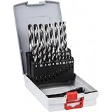 Bosch Professional 19tlg. HSS Spiralbohrer PointTeQ Set (für Metall, ProBox, Zubehör Bohrschrauber)