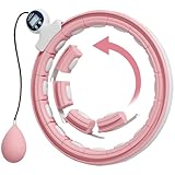 SPORTNOW Hula Hoop Reifen Hula Hoop Fitness mit Massage-Noppen verstellbar von 76 bis 113 cm Taillenumfang 16 Segmente abnehmbar, Fitness
