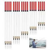 Diffaxy 20 Stück Angelposen Set, Angelzubehör für Angeln, 5 Größe Kunststoff-Angelpose und Bobber-Sortiment für Angeln in Stillem und Fließendem Wasser