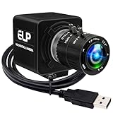 ELP 12MP USB Kamera 4K 120fps USB Webcam Hochgeschwindigkeits Golfschwungkamera mit 3 Fach manuellem optischem Zoomobjektiv Nahaufnahme PC Kamera für Live Streaming industrielle Projektbesprechungen