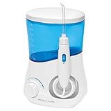 ProfiCare Munddusche für eine optimale Zahnreinigung, Water Flosser zur Reinigung und Massage des Zahnfleisches und der Zunge, auch als Zahnzwischenraumreiniger nutzbar, mit 2-Min.-Timer, PC-MD 3005