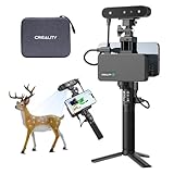 Creality Ferret Pro 3D-Scanner, 0,1 mm Präzision, WiFi 6 Wireless, Anti-Shake-Technologie, 24-Bit Farben für Metalle/Schwarz (ohne Spray), Outdoor bis 30k Lux, Kompatibel mit Mac/iOS/Win/Android