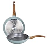 Tognana Pepper Bamboo Pfannen-Set, 2-teilig, 24/28 cm, Aluminium, geschmiedetes Aluminium, grün