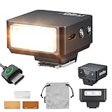 Godox iT20-O iT20 O Kamerablitz Speedlite 6 Leistungsstufen 700 Blitze Bei Voller Leistung TTL 1,5s Blitzwiederholzeit Kamerablitz mit Magnetischem Farbchip für Olympus Panasonic DSLR(Schwarz)