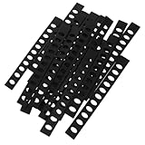 DEARMAMY 20 Stück Messerschutzhüllen aus Kunststoff Universeller Schneidkantenschutz für Küchenmesser Brotmesser und Schälmesser Sicherer Messerschutz zur Verletzungsprävention