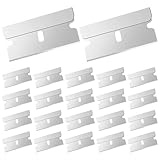 200 Stück Ceranfeldschaber Ersatzklingen, Ceranfeldschaber Klingen, Ersatzklingen Ceranfeldschaber, Keramikfeldschaber Ersatzklingen, Klingen Ceranfeldschaber, Schaberklingen Edelstahl, 40mm*20mm