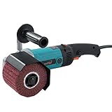 KATSU Elektrischer Trommelschleifer, 1250 W, 230 V, Poliermaschine, Poliermaschine, Poliermaschine mit variabler Geschwindigkeit, 100093