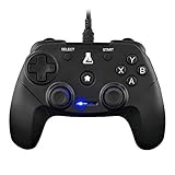 THE G-LAB K-Pad THORIUM - Gaming-Controller PC & PS3 USB mit integrierter Vibration, Gamepad-Game-Controller-Kabel verbunden - Joystick für PC Windows 10-11, PS3 (Mit Kabel)