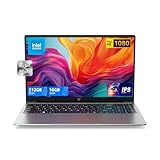 ACEMAGIC Laptop, Metallgehäuse, 15,6 Zoll FHD, 16 GB DDR4 512 GB SSD Notebook, Quad-Core N97(bis zu 3,60 GHz) schlägt N5095,Leichter Laptop 15 Zoll mit WiFi, BT5.0, USB 3.2×2, Type C,HDMI(Gray)