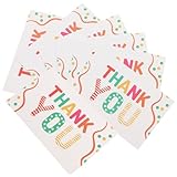STOBOK 50 Stück Dankeskarte danke karten Visitenkarte Dankeschön-Karte kleine Cartoon-Karte Mehrzweck-Kleinkarte geburtstagskarten Cartoon-Dankeschön-Karten danke dir Karte Papier