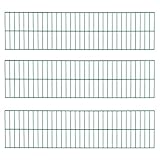 ESTEXO Doppelstabmattenzaun Elemente Zaunelemente Zaun Gartenzaun Gitterzaun Stabmatten Drahtgitter (3er Set/Moosgrün RAL 6005)