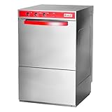 Romux® Gläserspülmaschine 40x40 cm mit integrierte Reinigerpumpe und Klarspülerpumpe | Gläserspülmaschine für die Gastronomie | Professionelle Gläserspülmaschine Ultra Waschen für Restaurants