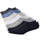 Jormatt 6 Paar Baumwoll-Sneaker Socken für Herren & Damen in Größe 39-42 - Kurze Sportsocken mit Anti-Rutsch-Silikon, unsichtbar, Trainer Socken