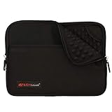 TECHGEAR Pro Sleeve [10] Schutzhülle aus Neopren mit Reißverschluss & Anti-Shock Bubble-Innenausstattung für iPad mini 4, 3, 2, 1, Samsung Tab 8,0, Iconia 8,0, Asus MeMo Pad 8, ZenPad 8 Schwarz
