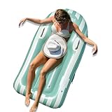 Aufblasbare Körperboard | Tragbares Kinder Surfboard Mit Griffen | Schwimmspielzeug Für Draußen Im Wasser Zum Skaten Schnorcheln Wellenreiten Strandspaß Sport See