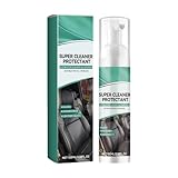 Oxxggkao Auto Interieur Sitz Armaturenbrett Schaumstoffreiniger Für Leder Und Stoffe Multifunktional Autositzreiniger Und Protectant 100 Automobilfleckentfernung Sprühgerät