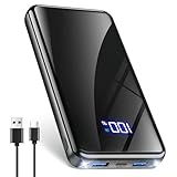 Power Bank,20000mAh Powerbank Schnellladefunktion 22,5W USB-C PD3.0 & QC4.0 Tragbarer Externer HandyAkkus mit LED Display,Kompatibel mit iPhone 16 Pro Max 15 14 13 Samsung Galaxy S25 Edge/S24/Tablet