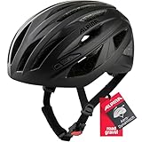 Alpina Path - Sicherer, Leichter & Optimal Belüfteter Fahrradhelm Mit Fliegennetz Für Erwachsene, Black matt, 51-56 cm